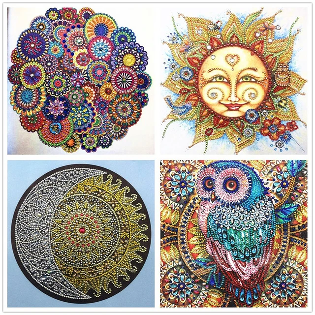 Special Shaped Diamond Painting Mandala Flower 5D DIY Diamond Embroidery  Mosaic Cross Stitch Handicraft Home Wall Decoration - AliExpress