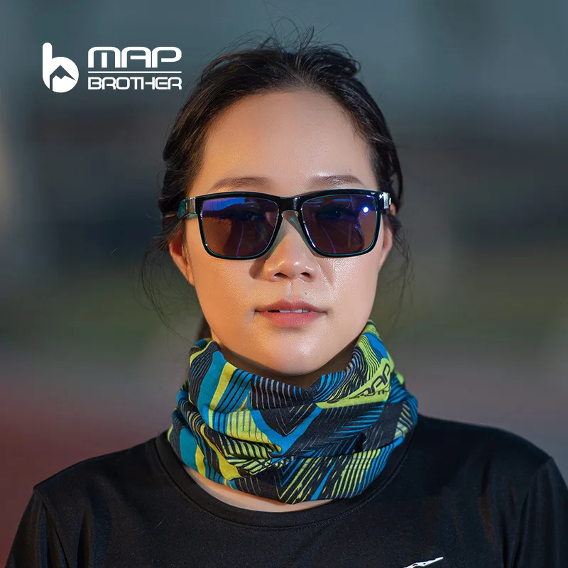 MAP BROTHER Multifunction Sports Headwear Headband Outdoor Off-road Cycling Sweat Absorbent Sunscreen Mask Breathable Face Cover