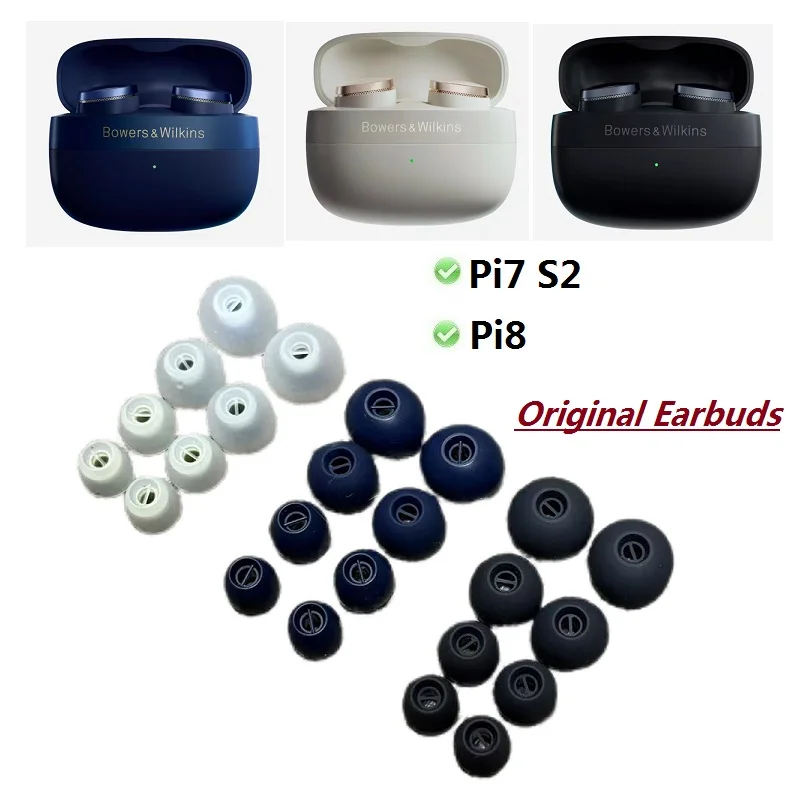 B&W Bowers & Wilkins Pi7 S2/ Pi8 In-ear bluetooth Silicone Ear Tips buds