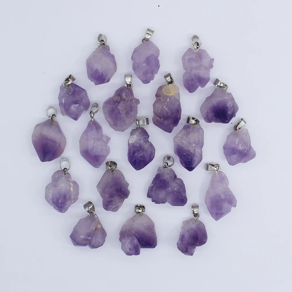 Wholesale 20pcs/lot New fashion good quality natural fluorite Irregular pendants for jewelry Accessories making free shipping