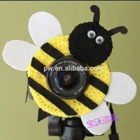 Camera companion Fuzzy Cartoons Animal Lens Buddy Photography Accessories Newborn photography props 3