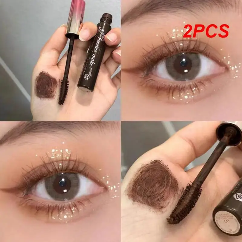 

2PCS Waterproof Volumizing Formula Long Lashes Thickening Waterproof Mascara For Beach Smudge-free Buzzworthy Volumizing