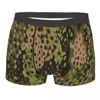 Male Cool WW2 Camo Underwear Germany Arm Military Camouflage Boxer Briefs Stretch Shorts Panties Underpants 1