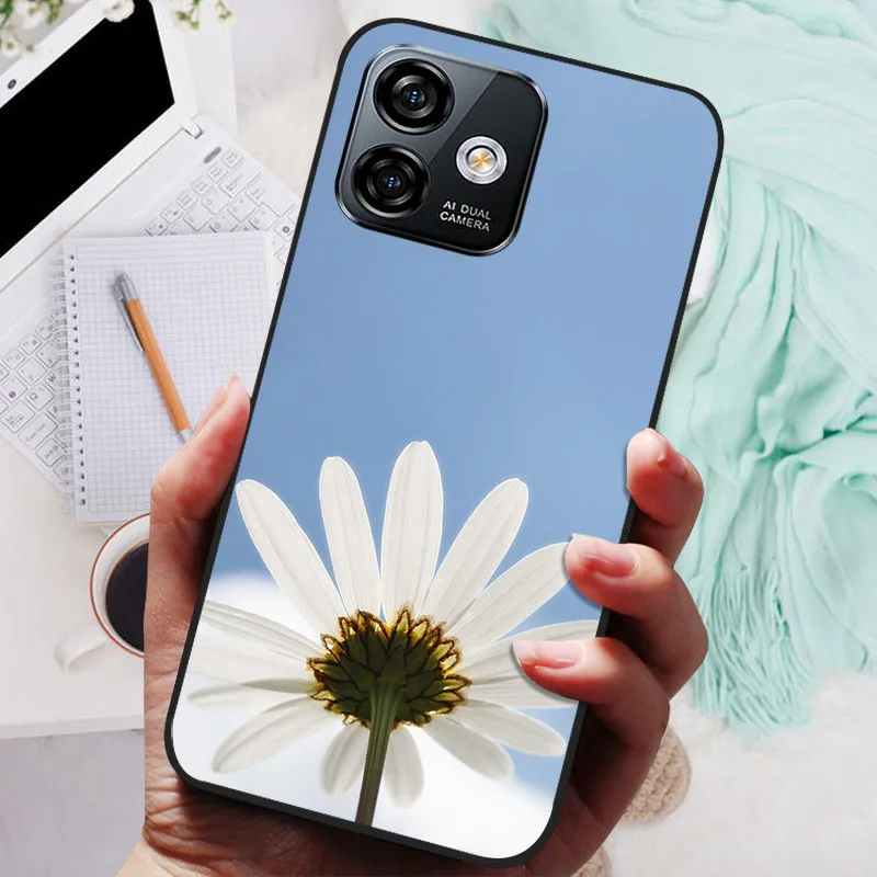 Soft TPU Silicone Shockproof Phone Case Bumper - 6.52 Protective Cover