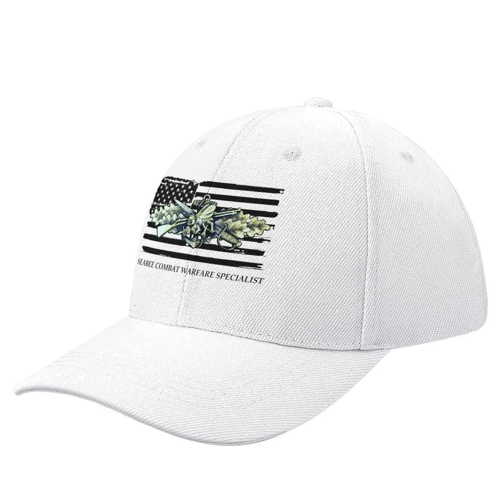 

SEABEE and Old Glory Baseball Cap Visor Fishing cap Ball Cap Mens Hats Women's