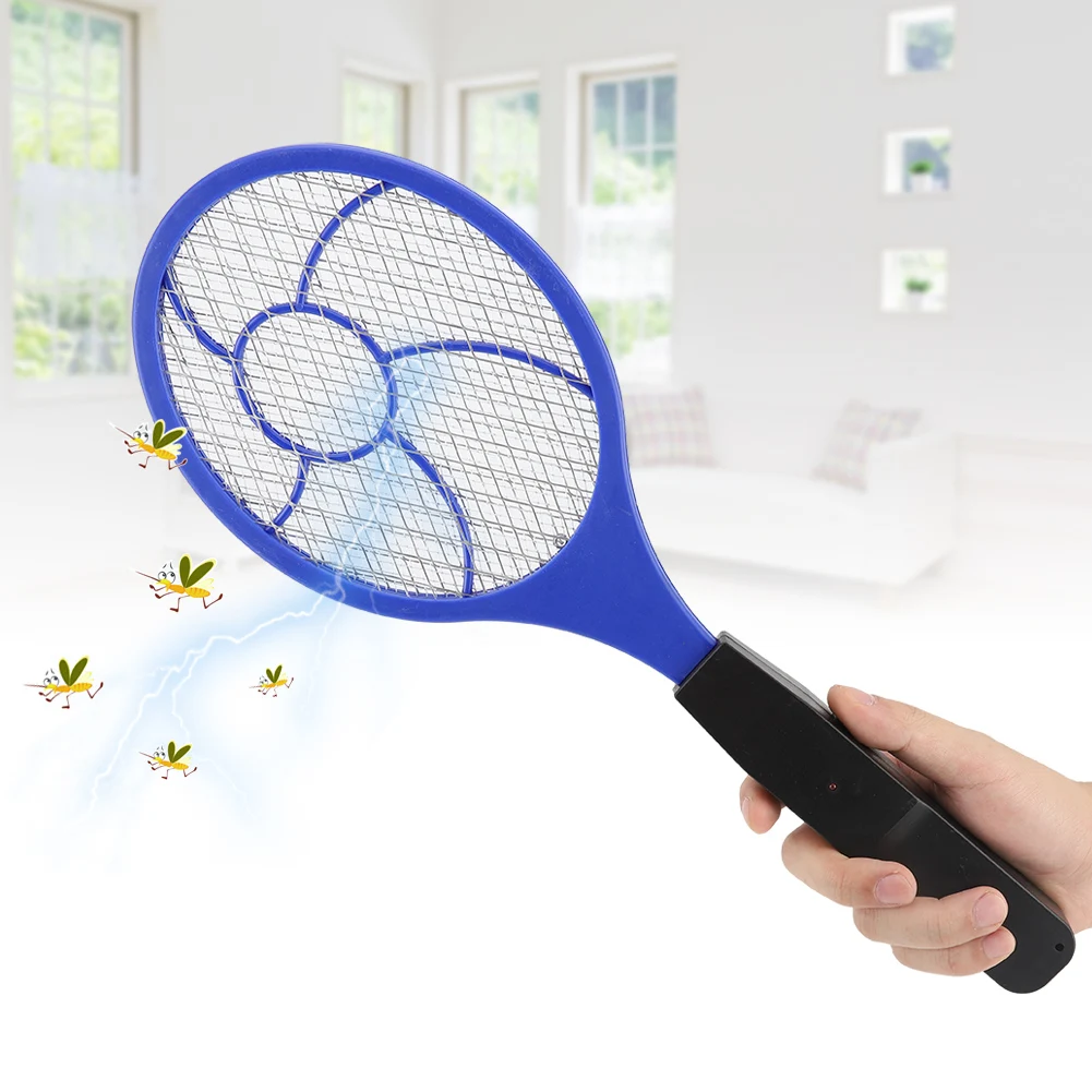 Electic Mosquito Swatte Codless Battey Powe Electic Fly
