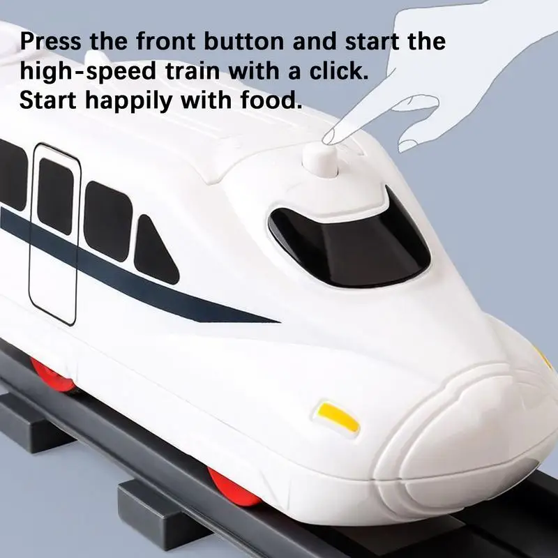 Rotating Sushi Train Set 22X Sushi Serving Tray Rail Battery Powered Intelligent Control Rotating Table Food Train Kids Role-Pla