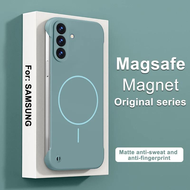 Ultra-Thin Frameless Magnetic Phone Case - Hard PC Matte Protect Cover
