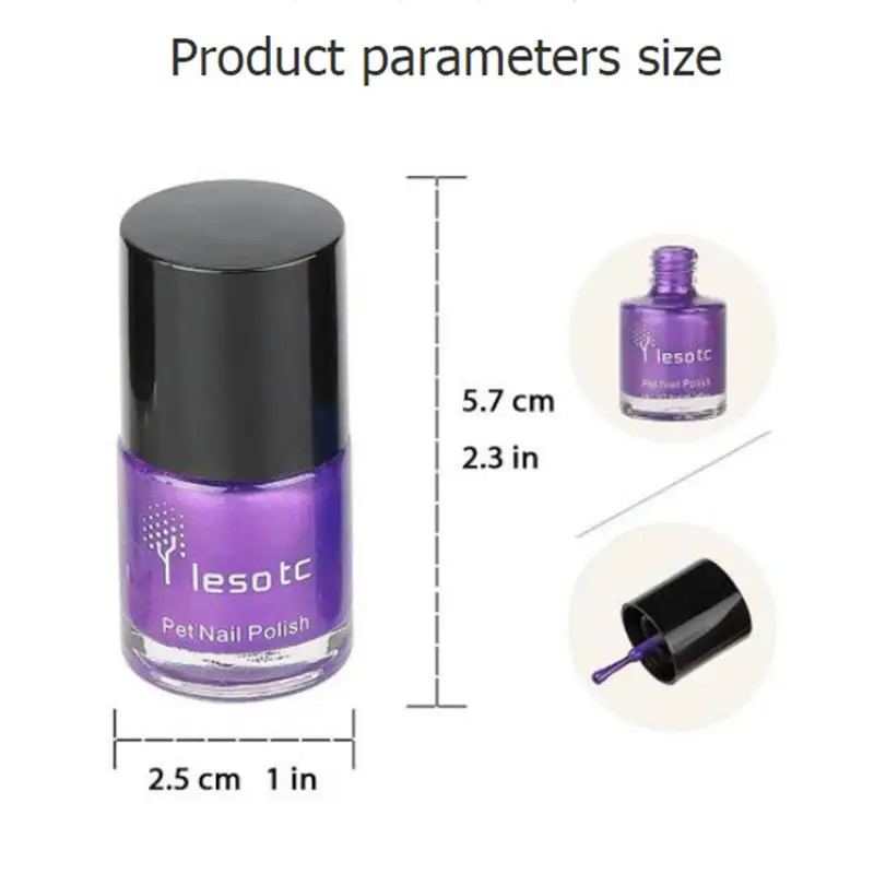 New Arrival Pet Dual-Use Nail Polish Protector Fashionable Cosmetics For Dog Cat Pet Grooming Tools