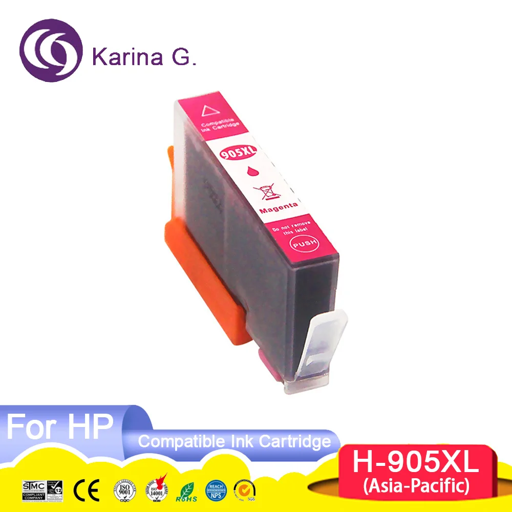 905XL 905 909 XL 909XL Premium Color Compatible InkJet Ink Cartridge for  Office
