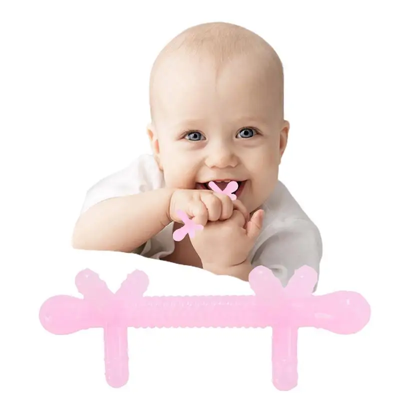 

Silicone Teether Multi-bite Silicone Teethers 3-12 Months Bite-Resistant Teething Toys Babies Toys For Soothe KidsEmotions