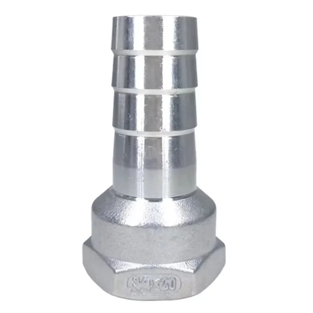 1/8" 1/4" 3/8" 1/2" 3/4" 1"-2" BSP Female 6 8 10 12 13 15 16-51 mm Hose Barb Pipe Fitting Connector Coupler 304 Stainless Steel