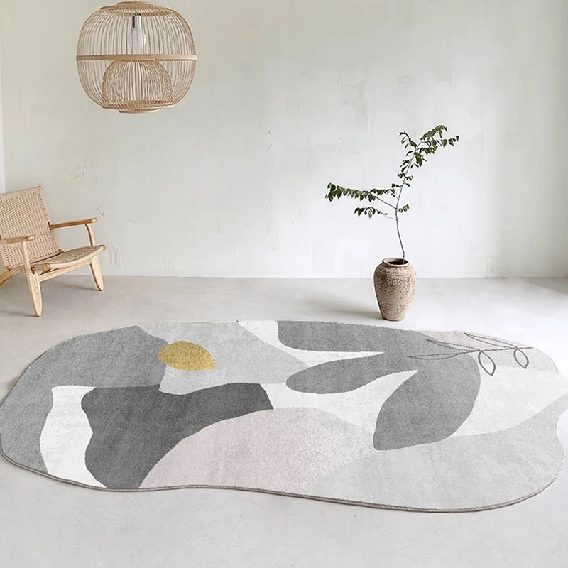 Carpet for Living Room Irregular Shape Large Area Bedroom Fluffy Rug Home Decoration Modern Abstract Cloakroom Mats ковер 러그