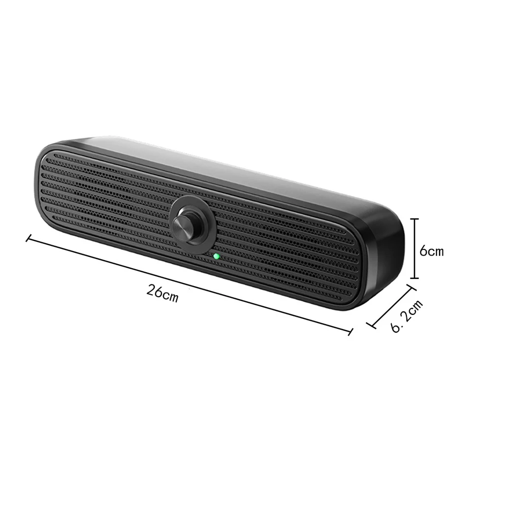 Computer Speakers Stereo Subwoofer Soundbar for Desktop Laptop PC TV