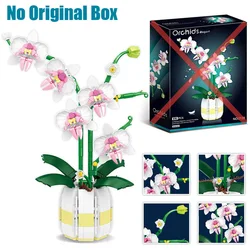Elegant Orchid Bonsai Building Blocks - Creative Romantic Home Decor & Gifts (2138 No Box)