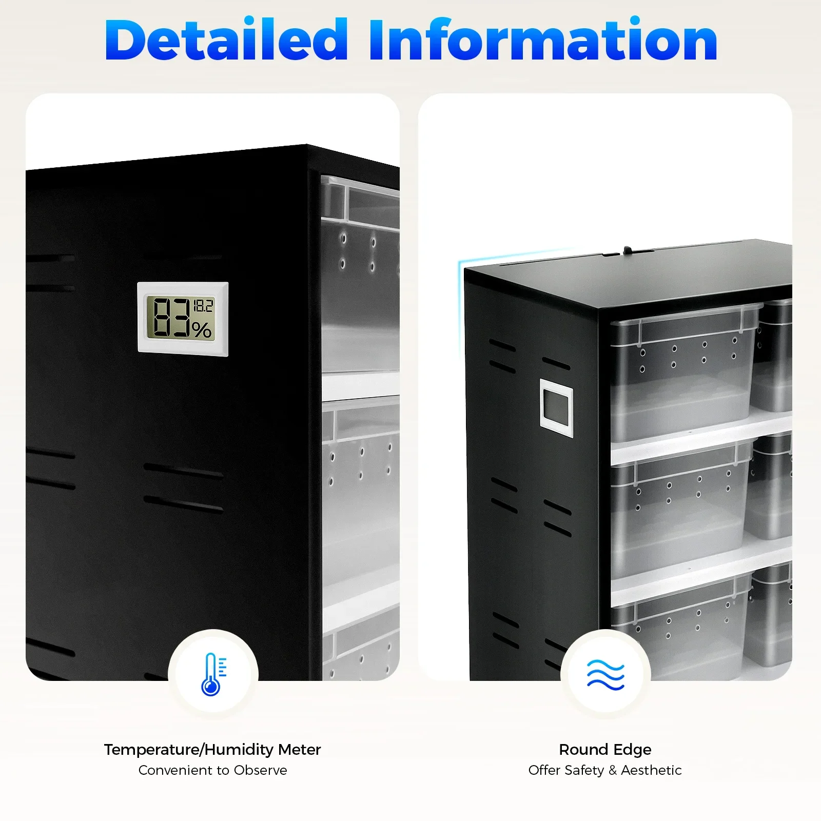 Reptile Breeding Cabinet with Heating 6