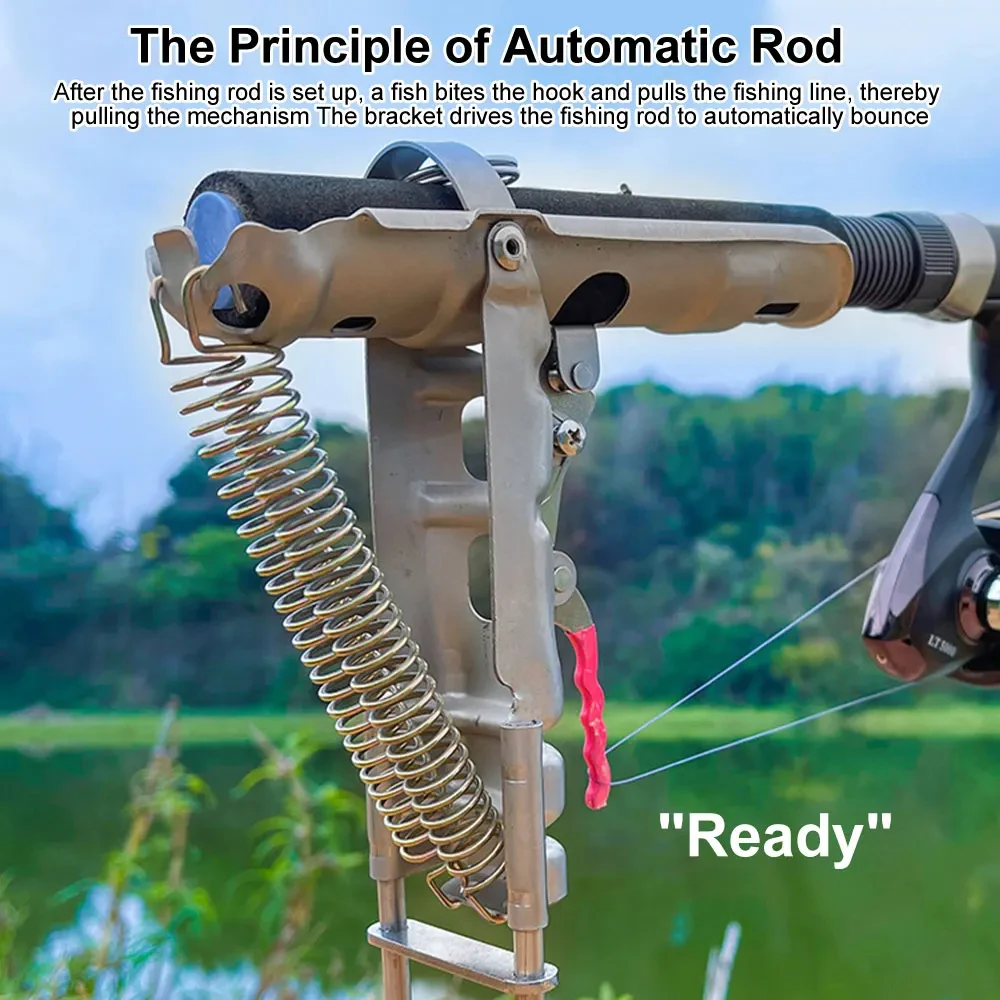 Fishing Rod Holder Ground Rod For Lakes Ponds Rivers Streams