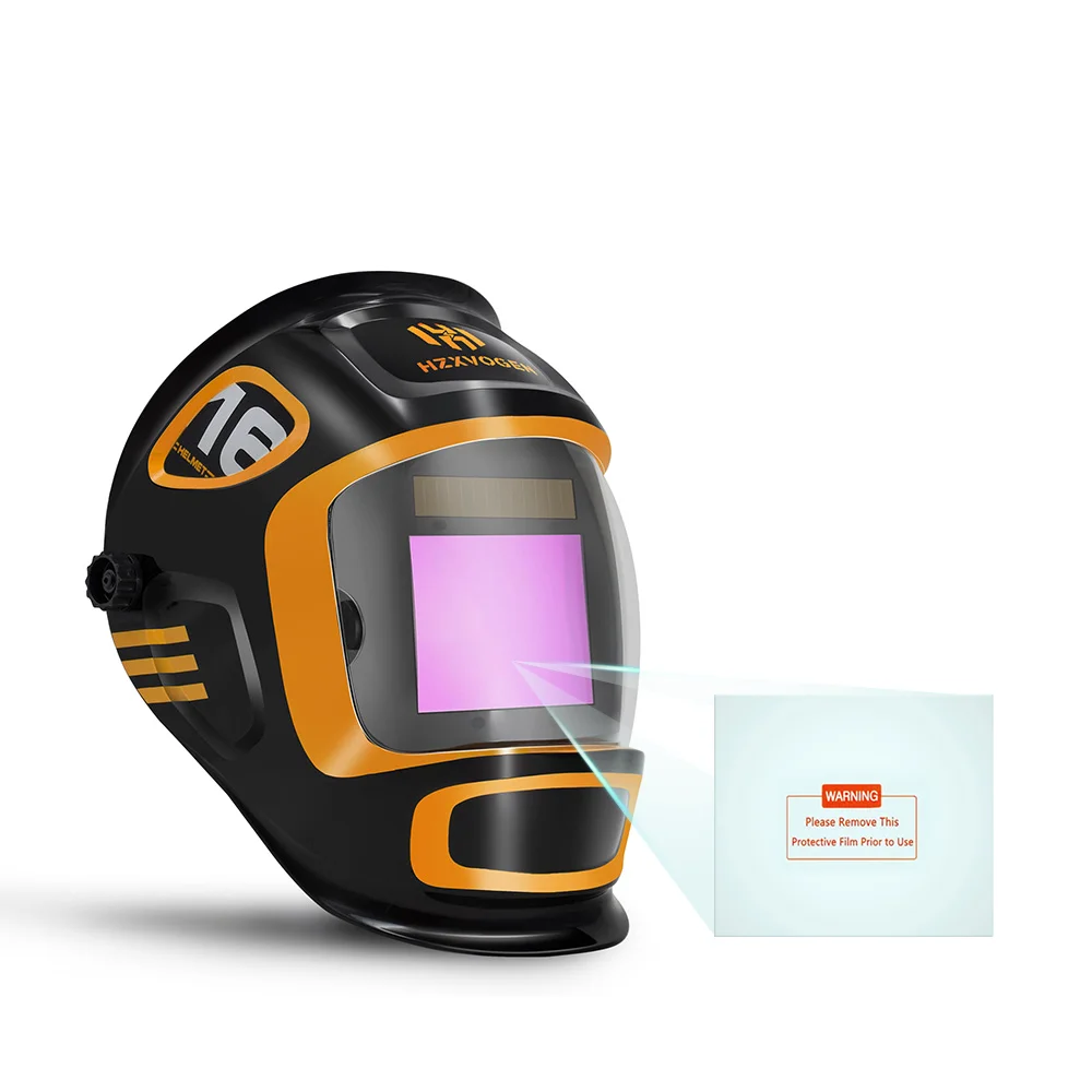 Maschera Di Saldatura Lente Di Vetro Saldatura Casco Copriobiettivo Per 800F Piastra Protettiva Trasparente Angolo Tondo (Senza Casco)