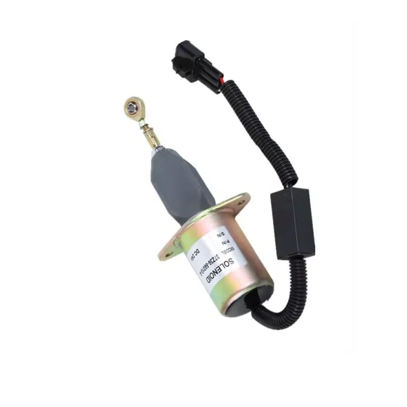Excavator loader accessories flameout solenoid valve switch for 37Z36-56010A 3977620 24V