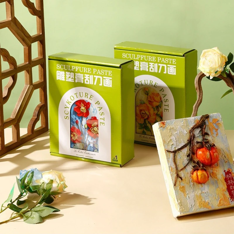 DIY Handmade Texture Relief Painting Material Set