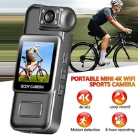 4K 2K 1080P HD Mini WiFi Camera Portable Digital Video Recorder Body Cam Infrared Night Vision Police/Bike Camcorder Sports DV
