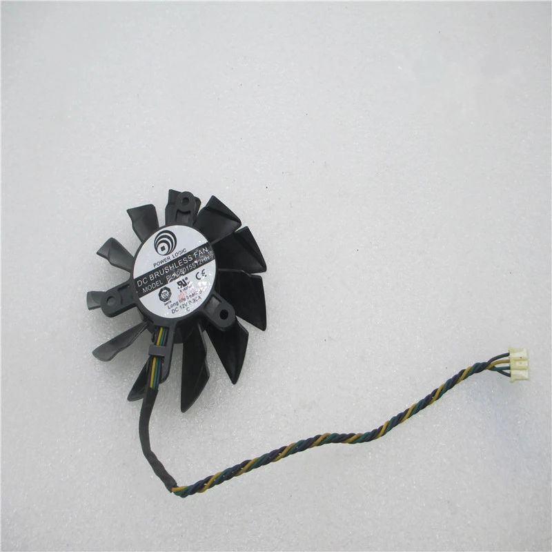 

4-контактный охлаждающий вентилятор для видеокарты PLA08015S12HH 75 мм 42x42x42 мм