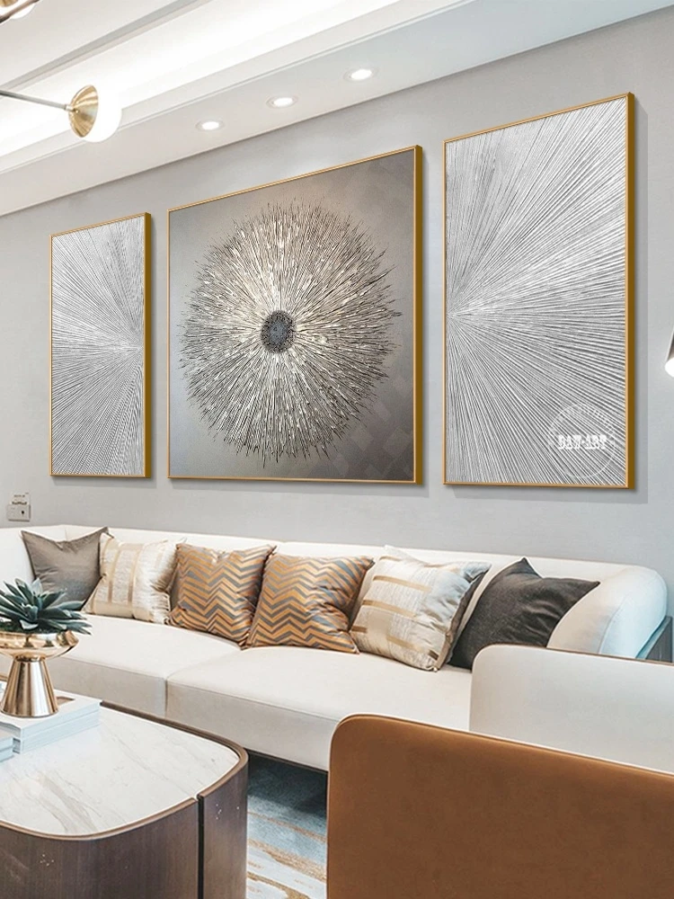 New Arrival Modern Abstract Golden Mountain Landscape Oil Paintings On Canvas China Artwork Wall Decor For Room Unframed 5