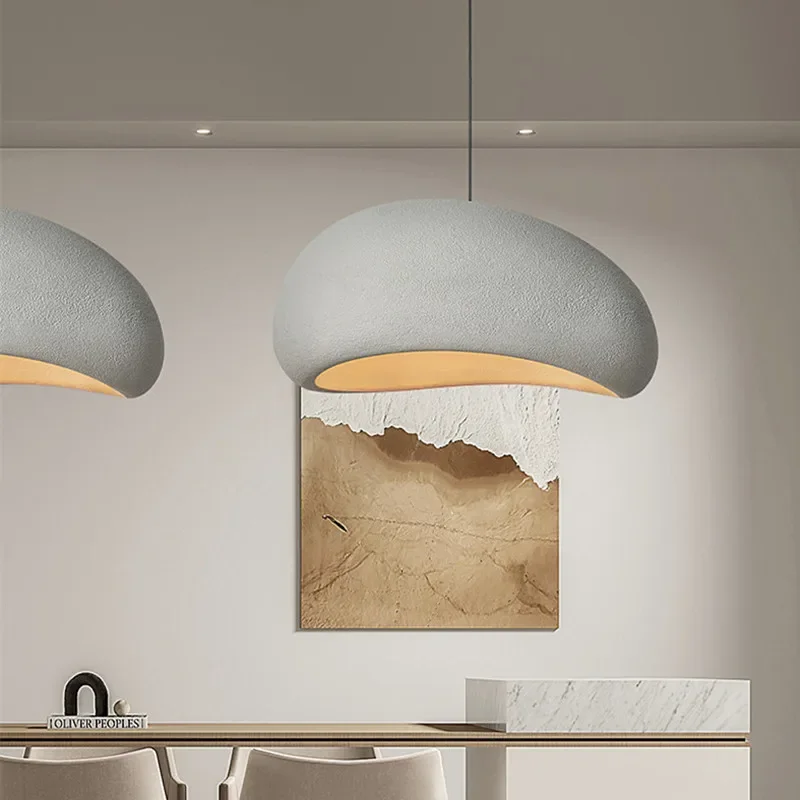 Nordic Bar Wabi Sabi E27 Led Pendant Light Loft Minimalism Led Hanging Lamp Cord Suspend Lamp For Bar Restaurant Lamp Fixtures 5