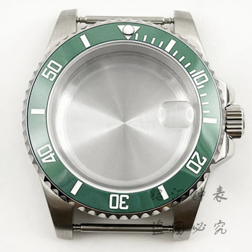 Deep Blue Bezel 40MM Diver Watch Case with Waterproof Sapphire Crystal