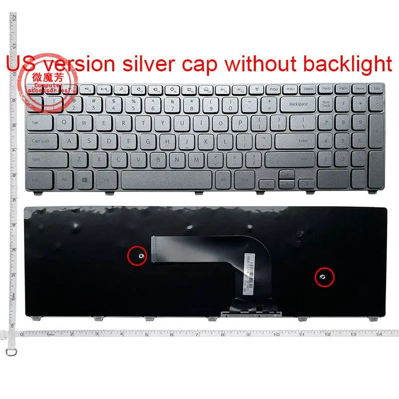 

SP/UK/US Backlit Keyboard For DELL 7737 7746 9Z.NAVBW.00U NSK-LH0BW 0U