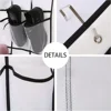 1pc Shoe Holder Rack for Over the Door, 28 Large Mesh Pockets Over The Door Shoe Rack, Back of Closet Organizer, Behind Door Han 2