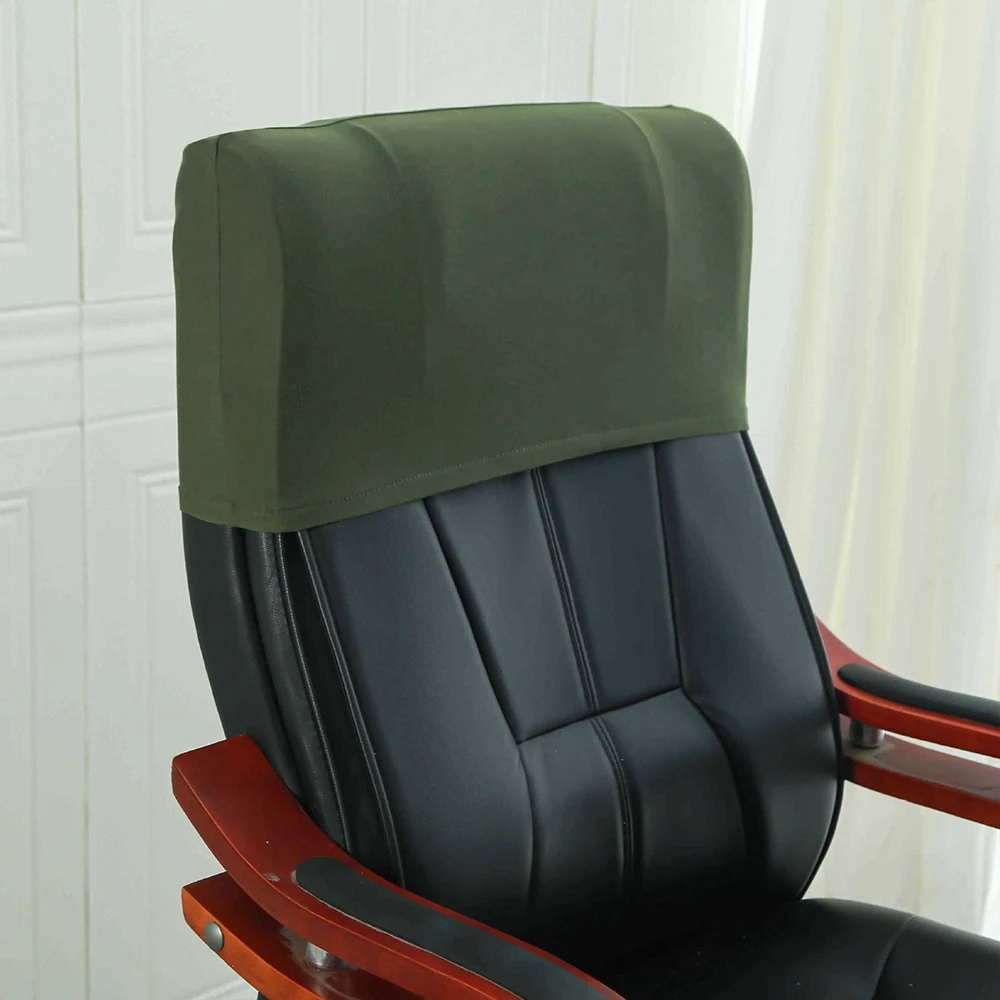 New Elastic Office Chair Backrest Cover Chair Back Protection Dustproof Backrest Slipcover Accessories 3