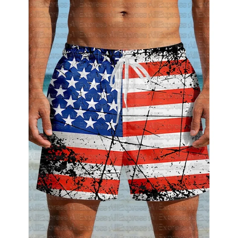 2026년 여름 핫세일, 미국 자유와 독립 250주년 기념 성인 및 아동용 별무늬 반바지