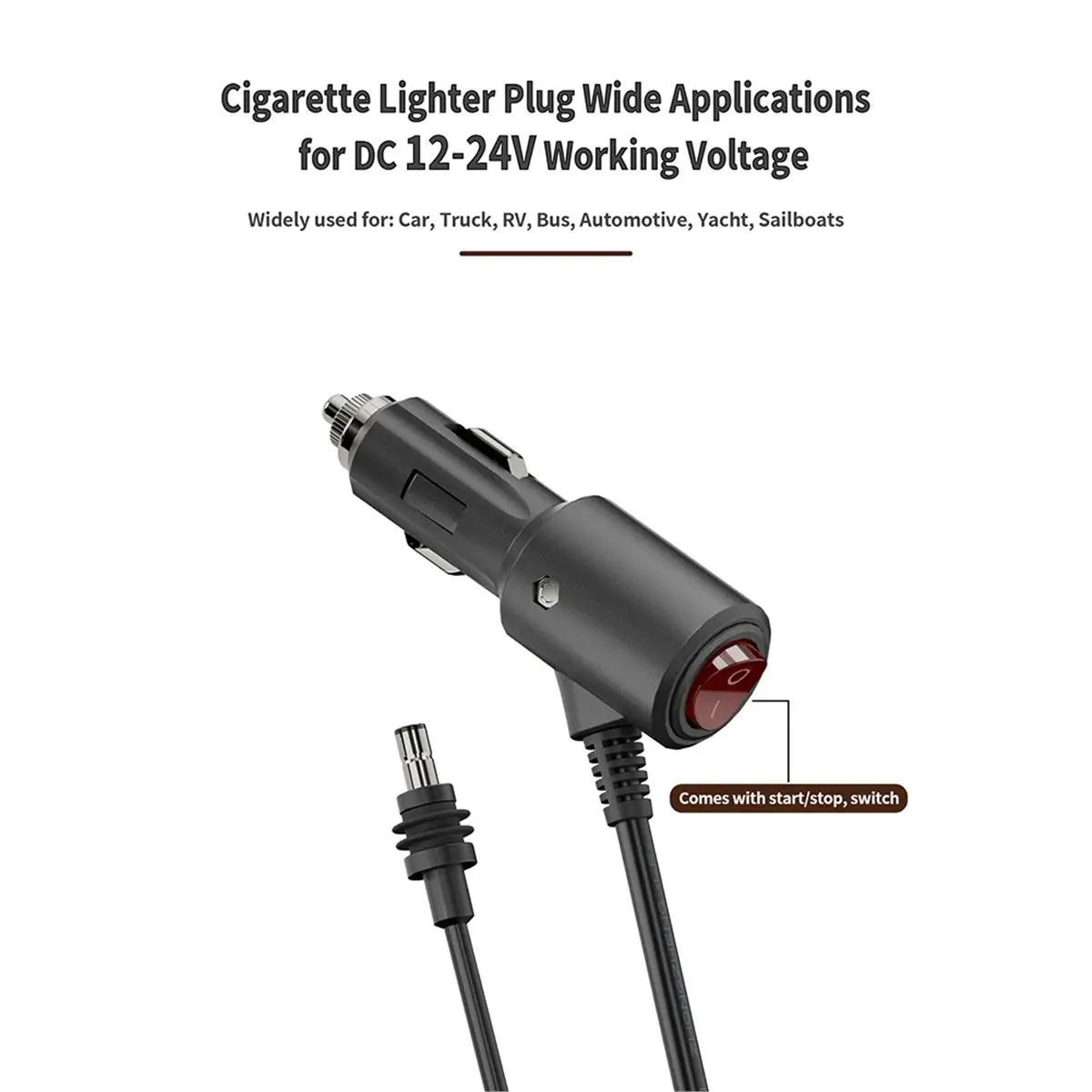 A10R 미니 12V 차량용 어댑터 DC 승압 컨버터 미니 전원 케이블 12V/24V에서 30V 3.5A 미니 전원 부스트 컨버터 (퓨즈 포함)