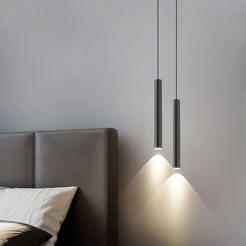 Nordic Minimalist LED Pendant Lamps for Restaurant Kitchen Dining Room Bar Bedroom Bedside