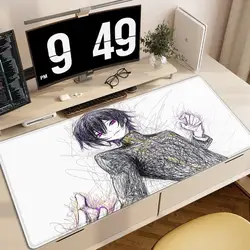 Code Geass XXL Waterproof PU Leather Desk Mat - Large Home Office Gaming Mouse Pad - 600x300x2mm (BLACK4)