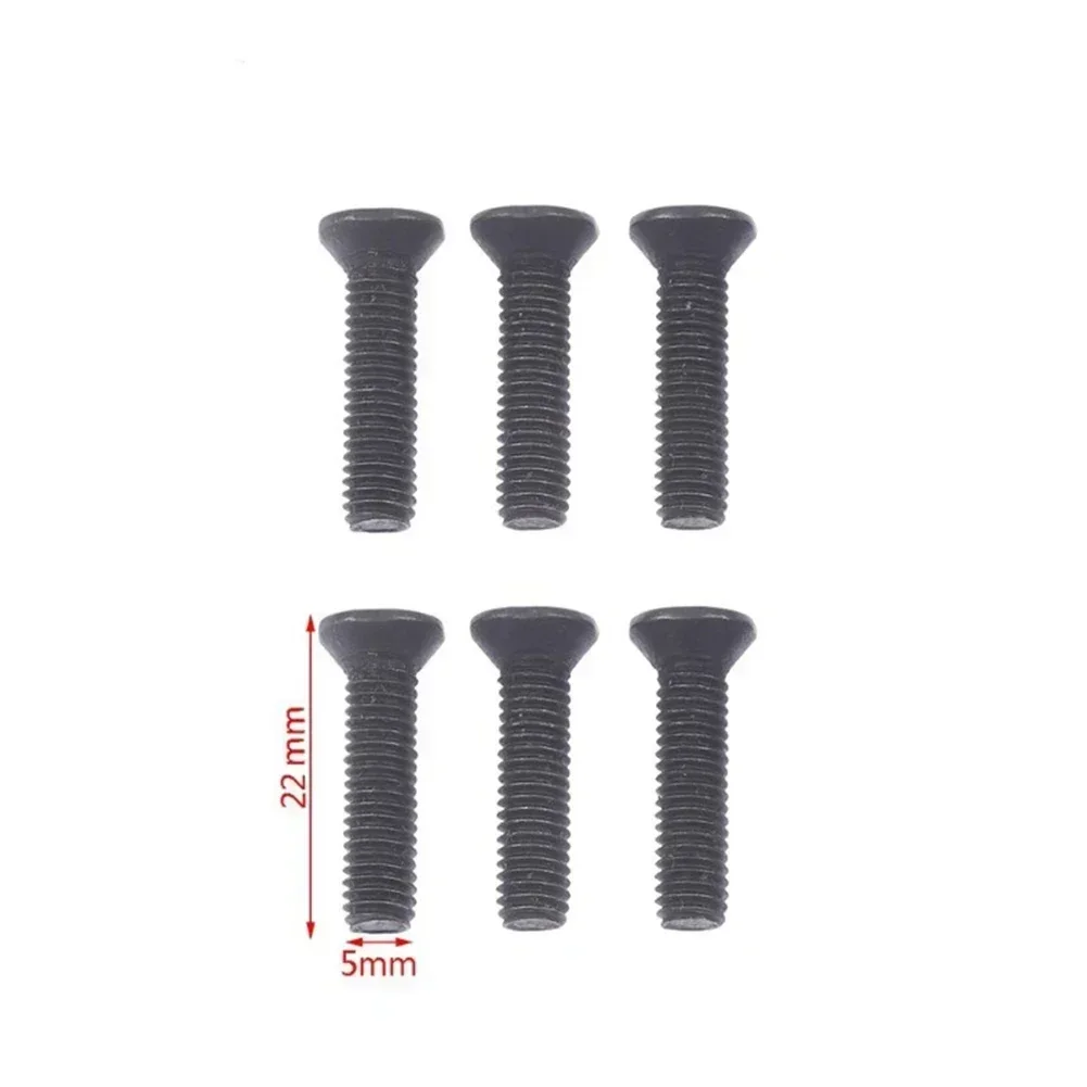 Fixing Screw M5/M6 22mm Left Hand Thread For UNF Drill Chuck Shank Adapter For Electrical Drill Access Countersunk Screw 6Pcs hex socket screw,hexagon socket screw,hexagon socket head screw,brass screws,brass screw,stainless steel screw,electronic repair screws,round pan head screw,cross recessed pan head screw,phillips pan head screw,cross round pan head screw,phillips flat screw,cross phillips screw,phillips head screw,cross round head screw,self tapping screw,tapping screws,torx screw,torx screw bolt,nylon spacer screw,nylon screw,pcb screw spacer,aluminum screw,screw and nut kit,laptop screw kit,self tapping screw kit,ssd mounting screws kit,computer screw kit,threaded screw adapter