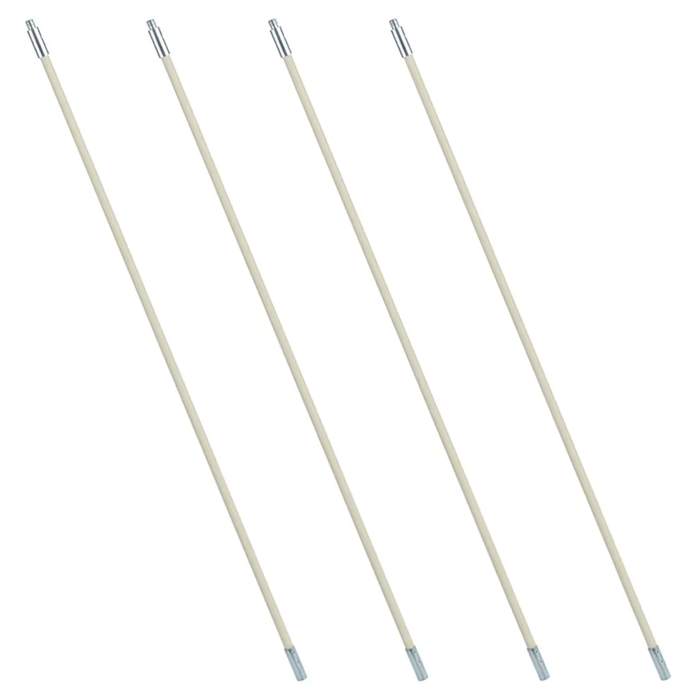 4Pcs 다기능 굴뚝 청소 브러시 ??로드 효율적이고 안전한 고속 드릴 건조기 환풍구 공기 덕트 벽난로와 호환 가능