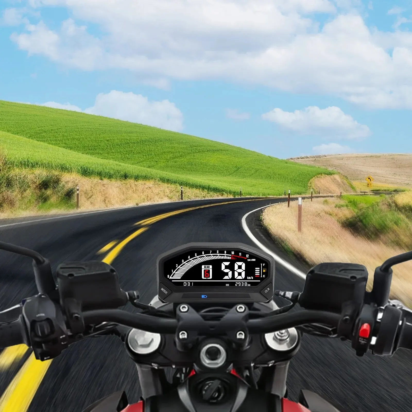     Ÿ LCD ӵ,    ӵ 跮 RPM , ͻŰ 1,2,4 Ǹ