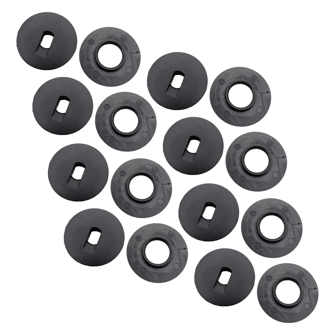 

40pcs/20set Car Floor Mat Clips Carpet Fixing Retainer Clamp Holders Fit for Kia Ceed Forte Cerato Rio Optima Black