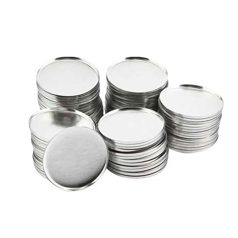 Metal Round Blank Badge Pin Button Maker Punch Press Machine DIY Making Parts Consumables 100Sets 25/32/37/44/58MM Badge Parts Button Making Supplies Badge Pin