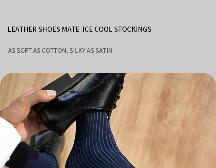 Transparente, ultradünne, sexy Herrenstrümpfe, hohe Röhre, durchsichtige Socken, knielang, lange, erotische, formelle, elastische Socken – Detail 1