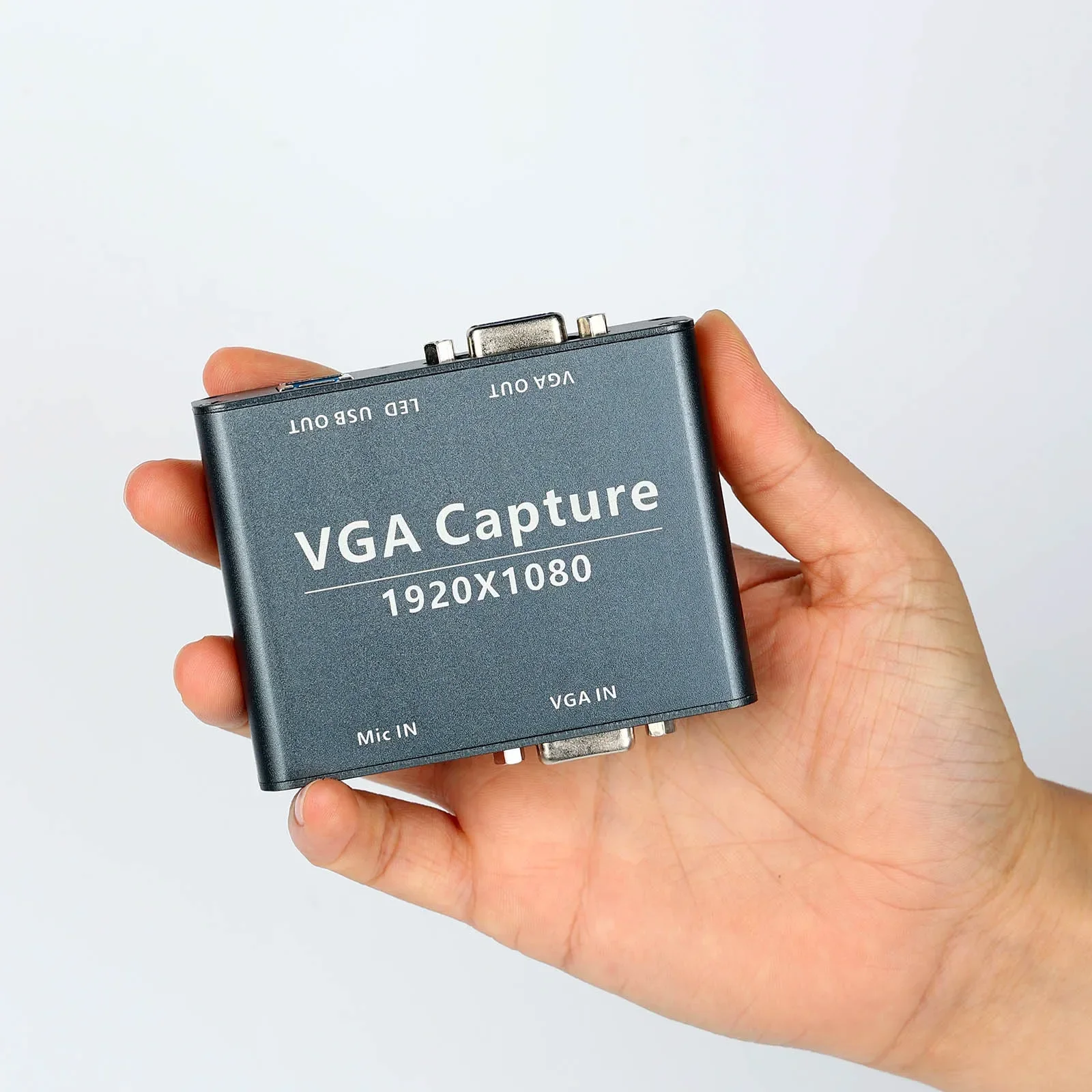 VGA to USB Capture 1080P audio and video capture VGA input and USB output compatible with Android, Windows and Linux system