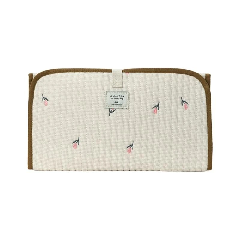 G2TC Cartoon Baby Changing Mat Embroidery Urine Changer Pad Water Proofing Fabric