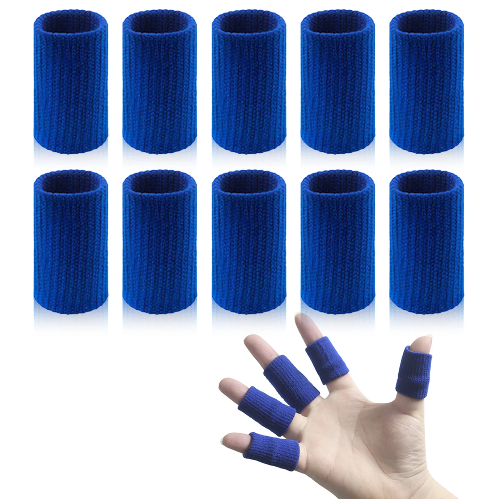 

10 шт., эластичные Чехлы для защиты пальцев от травм