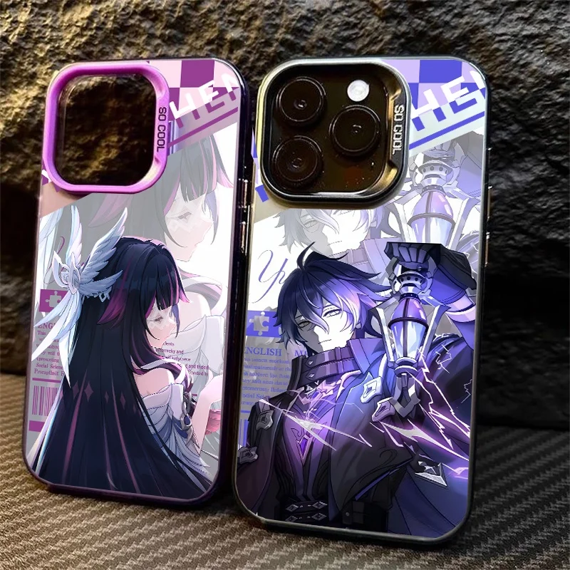 Genshin Impact Flins Columbina Themed Phone Case