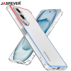 Custodia in silicone trasparente antiurto - Cover ultra sottile in TPU, compatibile con smartphone Poco