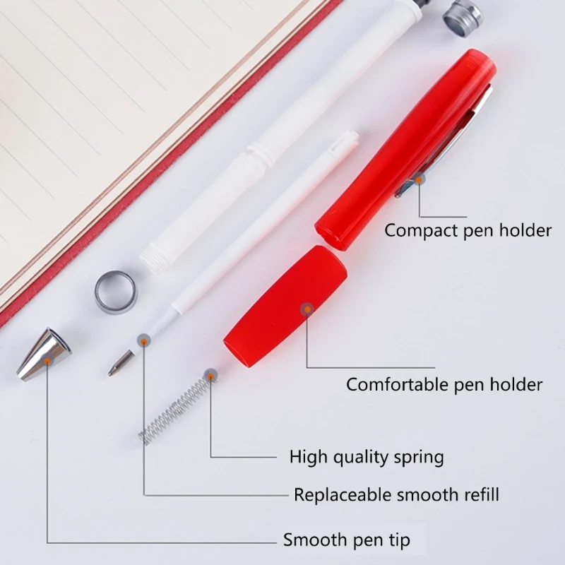 

7Pcs Retractable Gel Pen Gel Pen 0.5mm Tip, Smooth to Write Refillable Gel Pen Office Signing Pen for Student Teacher Dropship