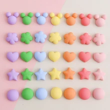 

Kawaii Heart Pentagram DIY Decoration Resin Patch Nail Art Phone Case Water Cup Creative Jewelry Accessories Children Gifts