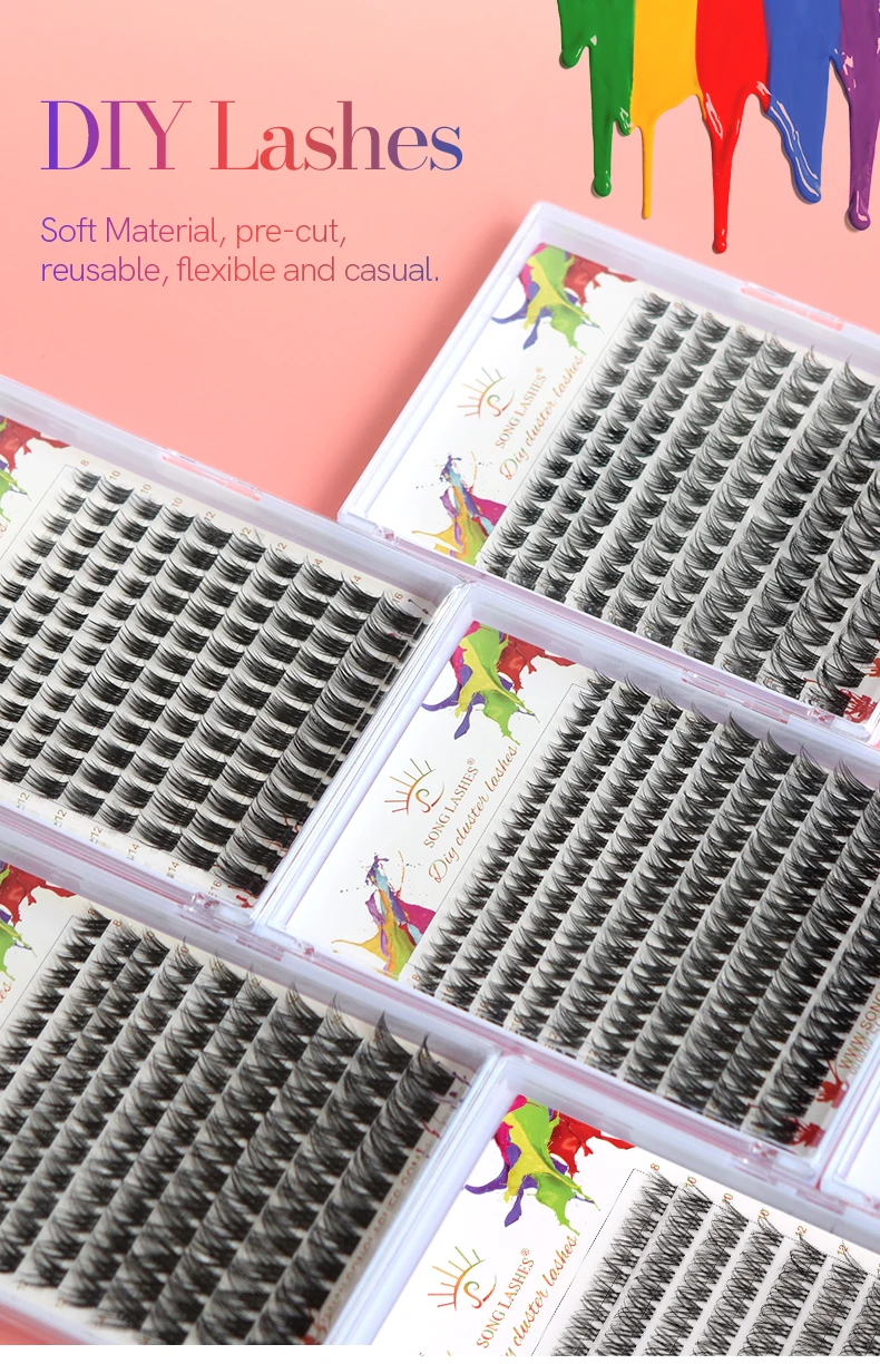 Description Picture 2 of itemH&L SINCE 1990 DIY Segmented false eyelashes Individual Lashes Women's Makeup Products Cosplay Lashes
